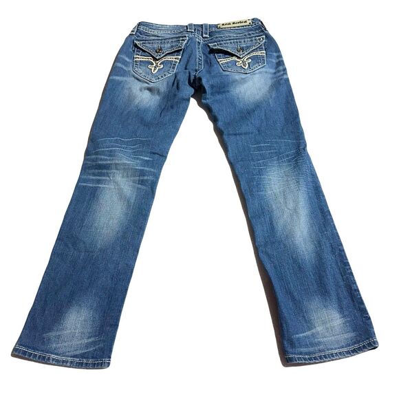 Rock Revival Denim Noelle Capri Ankle Jeans Womens Size 29 29x28 Low Rise - Picture 10 of 14